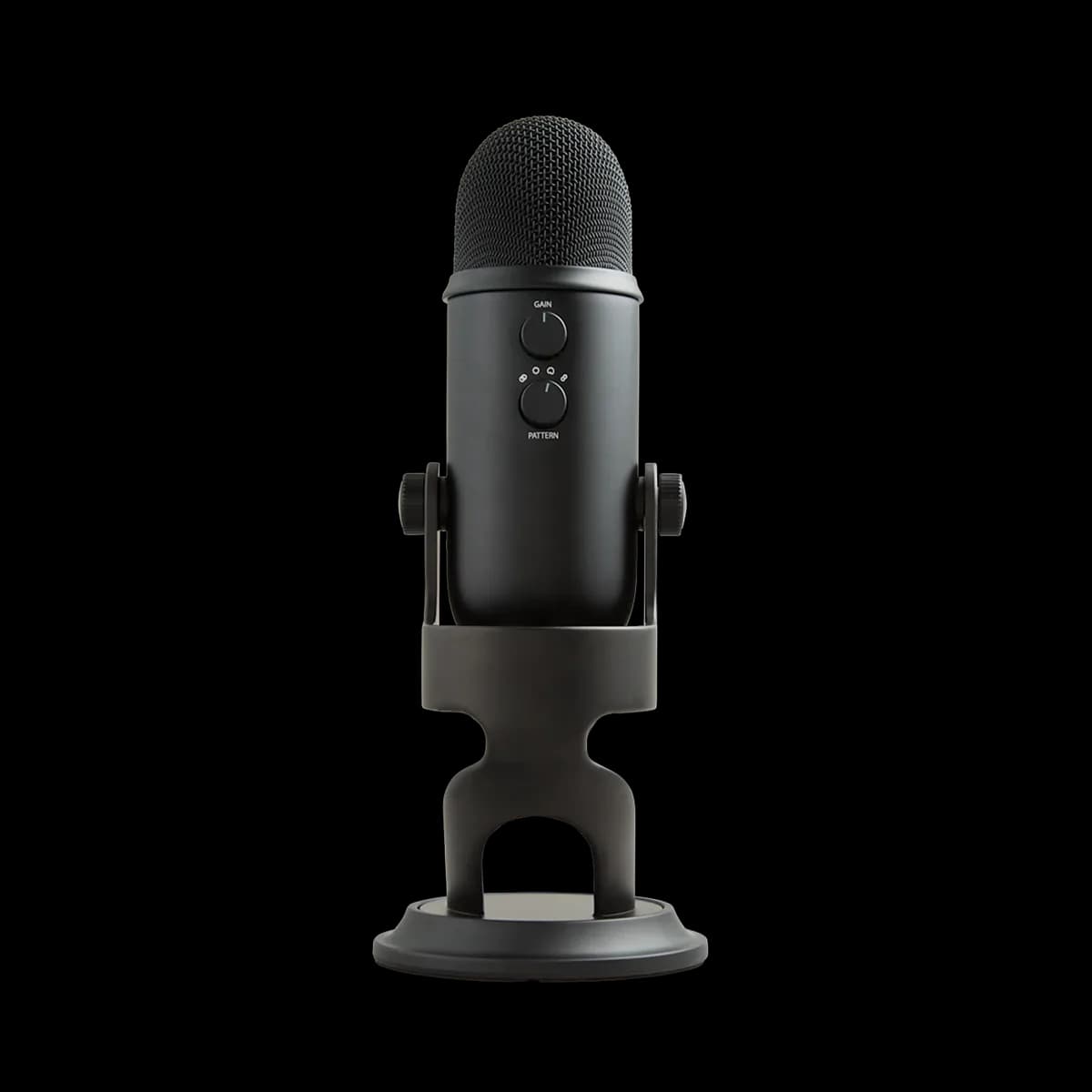 Blue Yeti X USB Mic, Blackout, alternate view