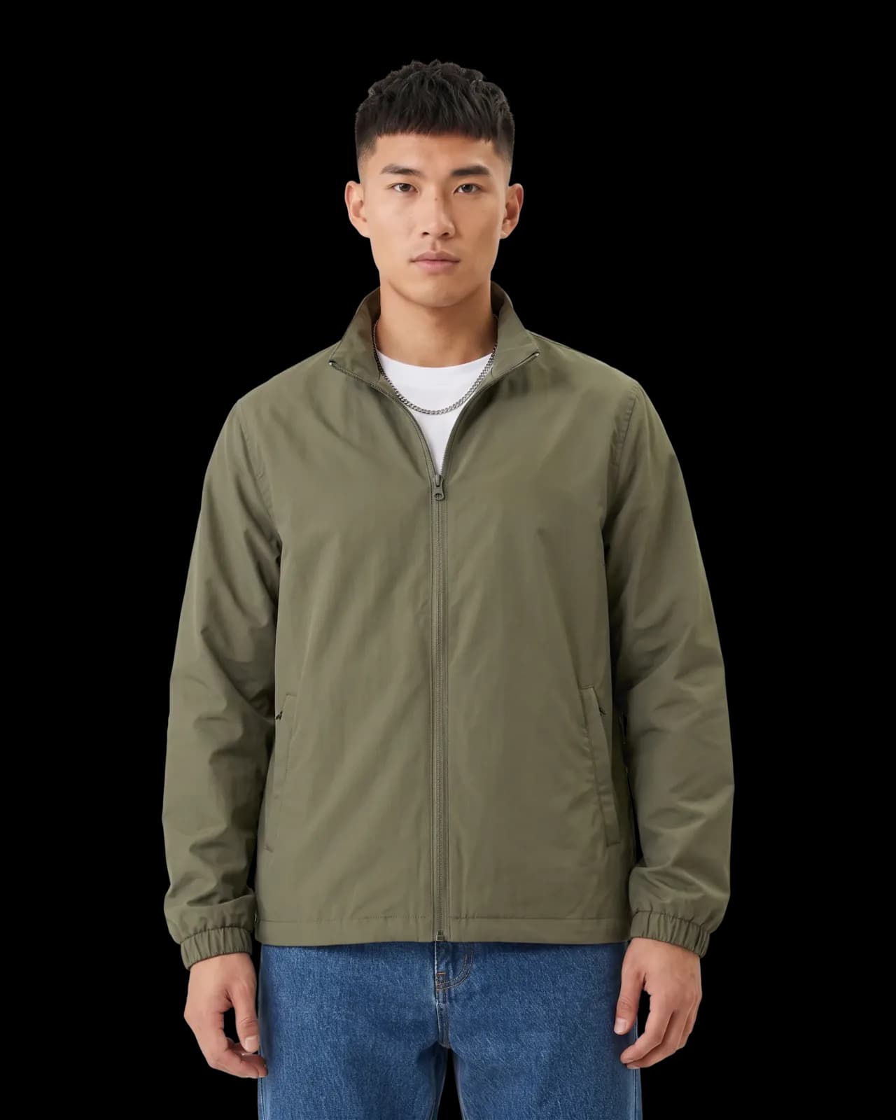 Lightweight windbreaker, Khaki