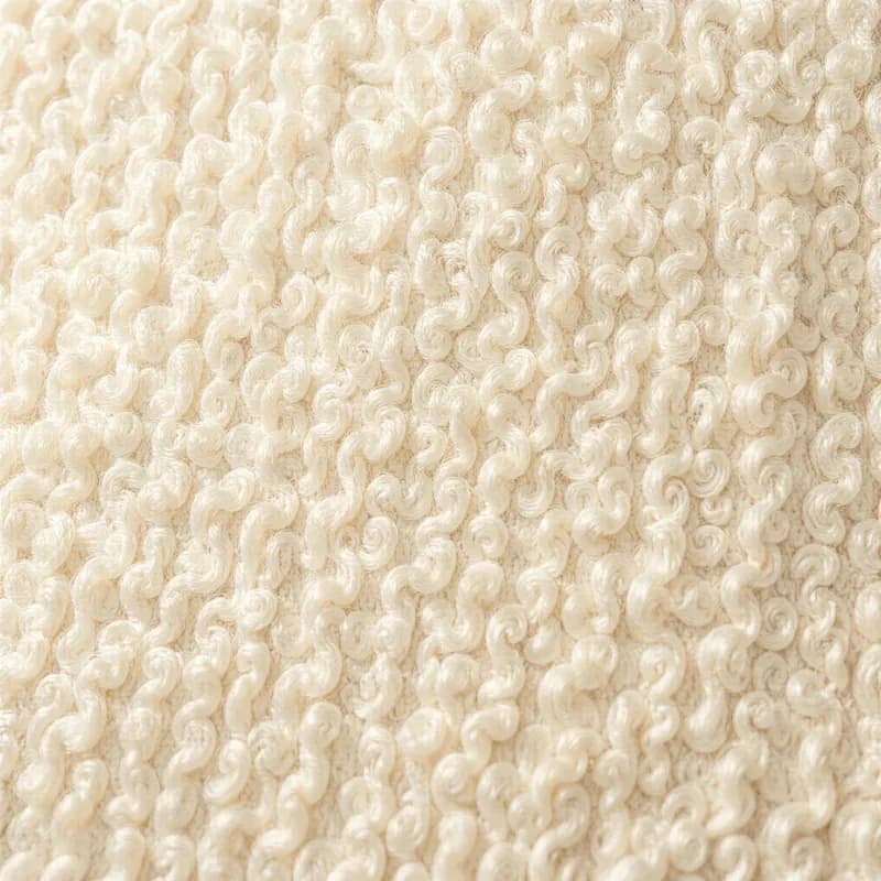 Bouclé, up close