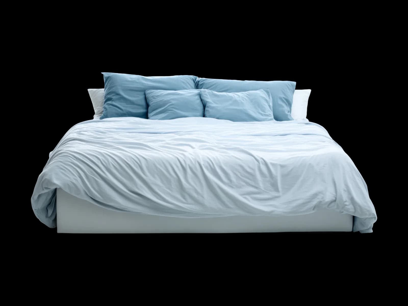 Haven platform bed, Fog