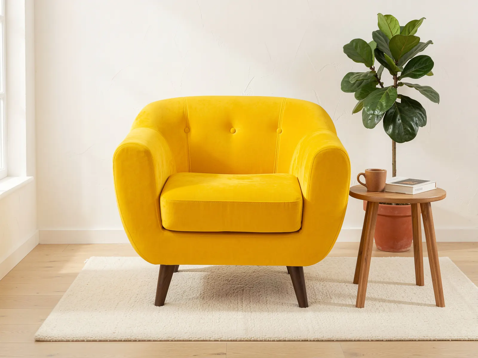 Juno armchair, Sunflower