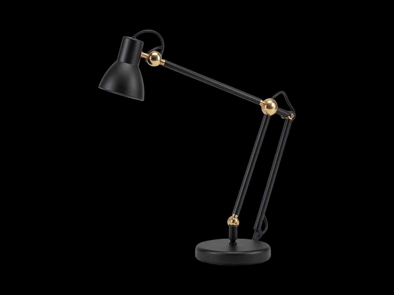 Linus desk lamp, Black