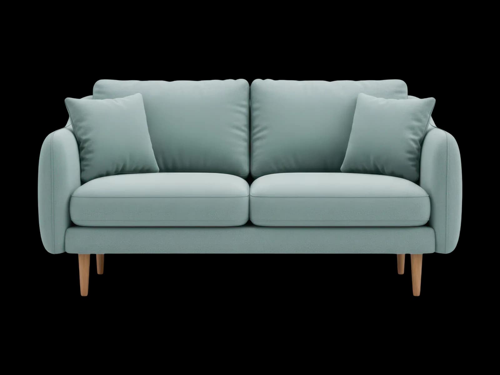 Luna 2-seater sofa, Mint