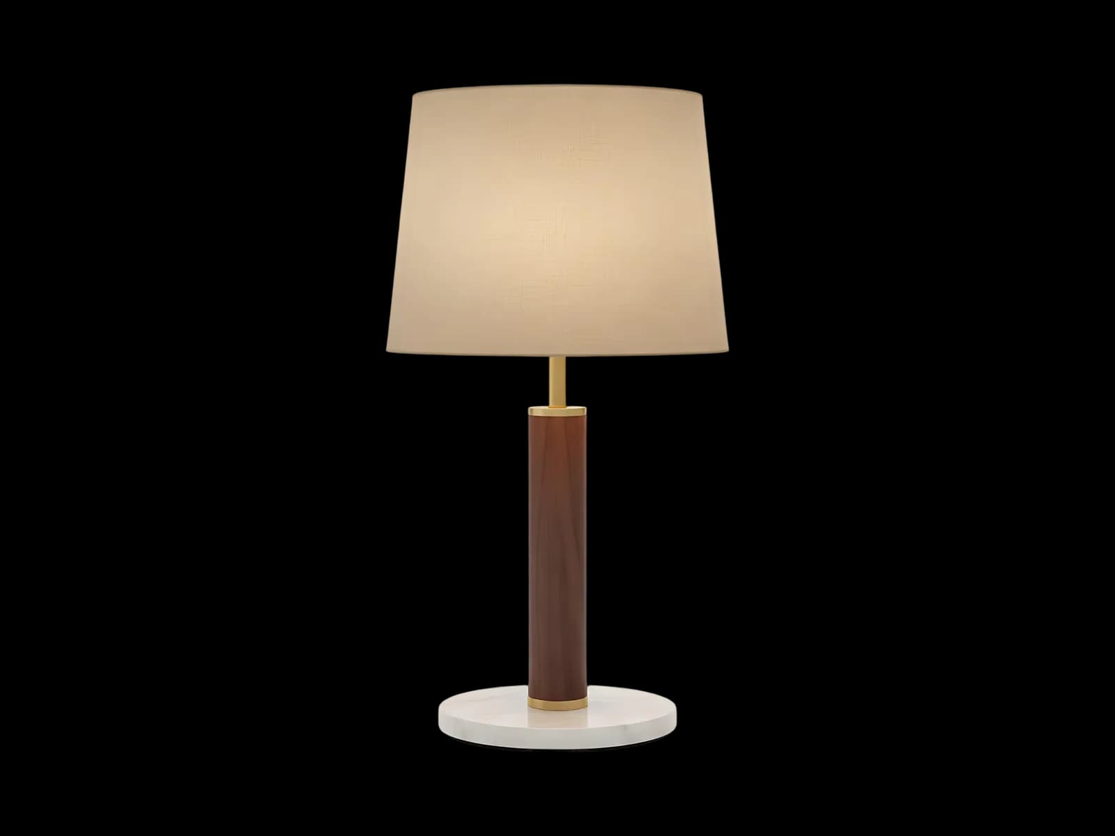 Lune table lamp, Walnut