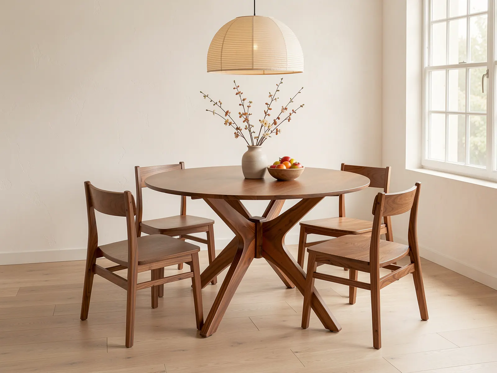Minday dining table, Walnut