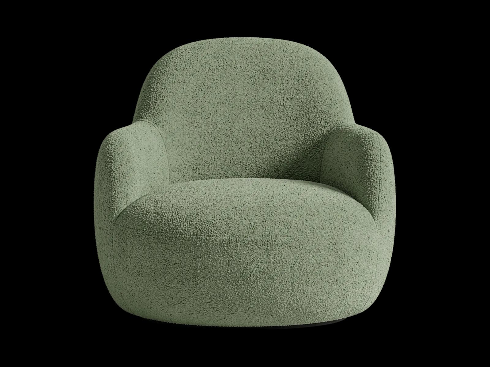 Pebble lounge chair, Sage